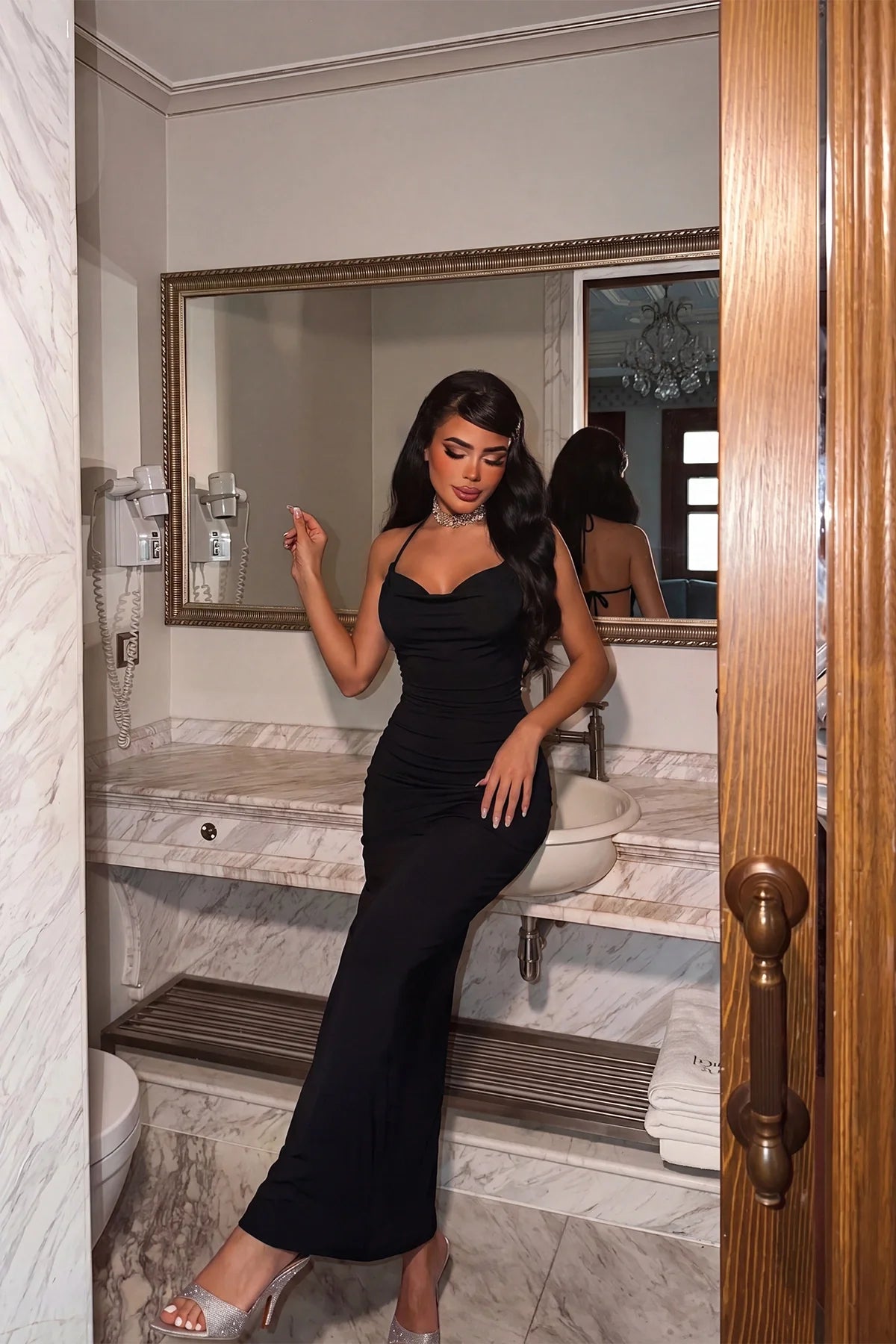 Mari Black dress