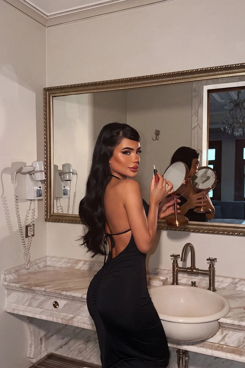 Mari Black dress