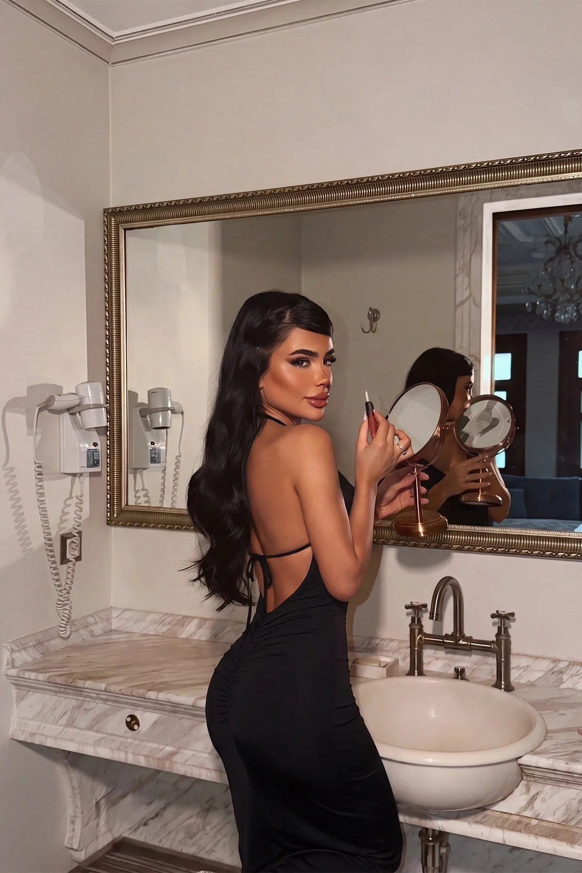 Mari Black dress