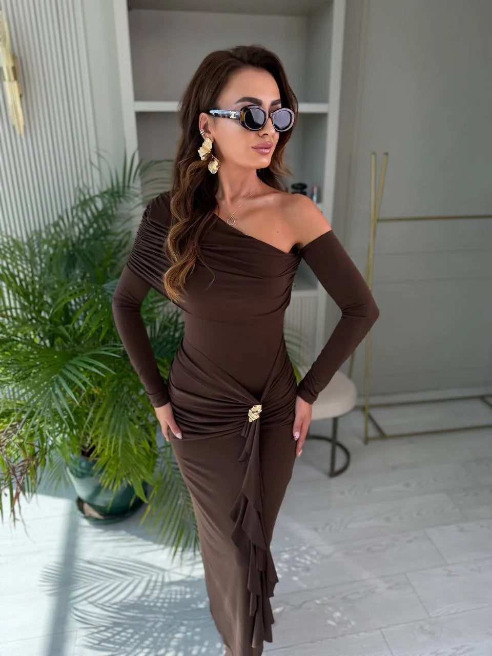 Alex brown dress